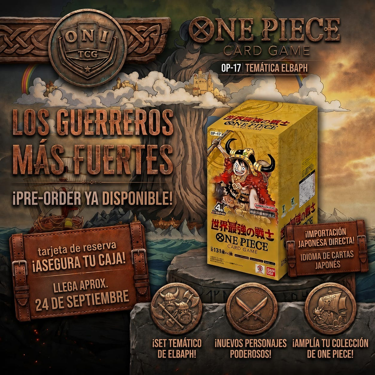 Booster Box OP-17 The World's Strongest Warriors | ONE PIECE | Japonés