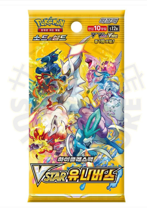 SOBRE POKEMON UNIVERSO VSTAR T12A - COREANO
