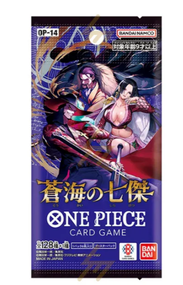 SOBRE ONE PIECE CARD GAME OP-14-EB04 THE AZURE SEA'S SEVEN