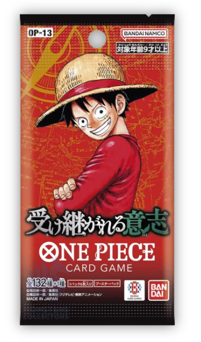4 Sobres One Piece OP13 Carrying on His Will - One Piece TCG